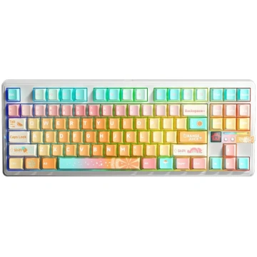 AULA Gasket F87 Pro V2 Orange Soda Kailh Meteorite