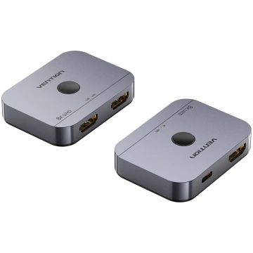 Vention 2-Port Bi-Directional 8K HDMI Switcher Gra