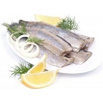 Siļķu fileja marinēta, eļļā 3,25 kg ( netto 2,5 kg