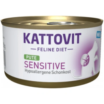 Kattovit Sensitive ar tītaru 185g - Konservi jutīg