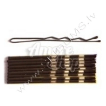 IZA HAIR CLIPS, BROWN 60 MM 10 psc. - Matu sprādze