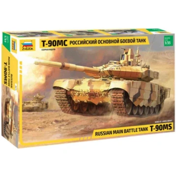 1:35 Zvezda 3675 T-90MS Krievijas galvenais kaujas