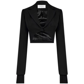 Women's - Cropped Bomber Jacket
