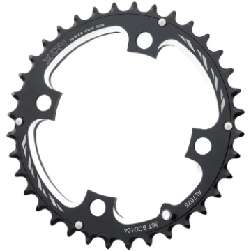 Corona Singola 38 Denti - BCD 104mm Nera