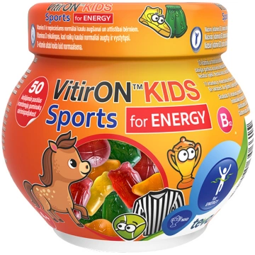 VITIRON Kids Sports košļājamās pastilas N50