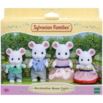 Epoch Sylvanian Families Marshmallow Mouse Family 