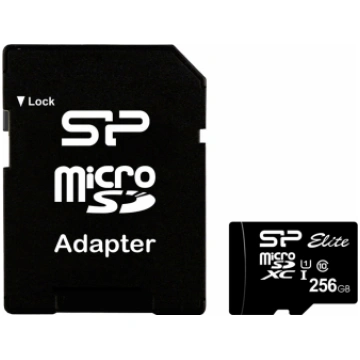 Atmiņas karte Silicon Power Elite 256GB MicroSDXC 