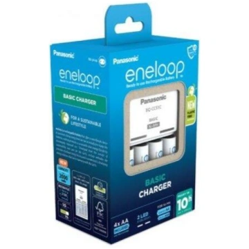 Panasonic Eneloop Smartplus Baterijas Lādētājs + 4