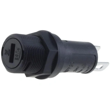 Fuse holder; 5x20mm; 10A; 250VAC; FPG2; on panel; 