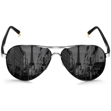 ROCKNIGHT Polarizēti Aviator brilles vīriešiem sie