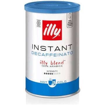 Šķīstošā kafija Illy, bez kofeīna, 95g