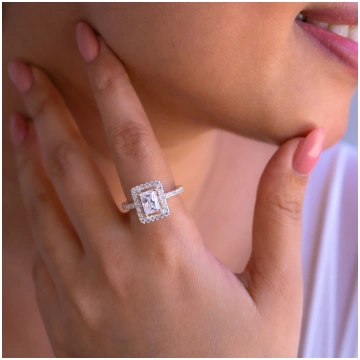American Diamonds Merida Ring - CLJ693 - 24K Gold 