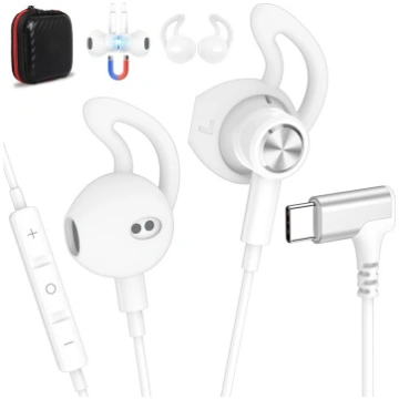 USB C austiņas, In-Ear austiņas ar C tipa kabeli S