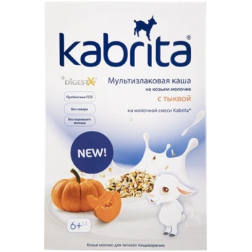 Kabrita Daudzgraudu putra uz kazas piena pamata ar