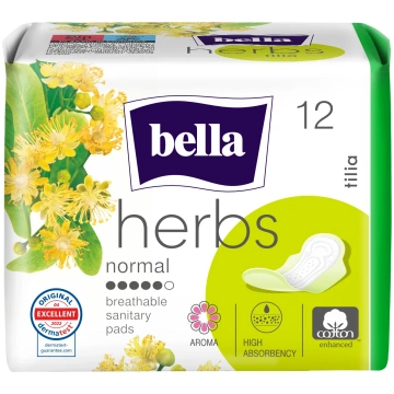 BELLA HERBS Tilia higiēniskās paketes, 12 gab. Hig