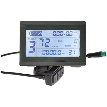 Ebike LCD3 displejs 24/36/48/52V 5 kontaktu spraud