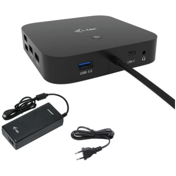 i-tec USB-C HDMI DP Docking Station with Power Del