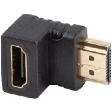 Lanberg Adapter AV HDMI(M) -> HDMI(F) 4K Black aks