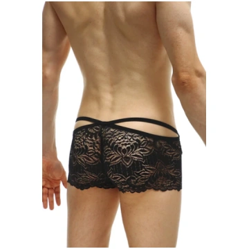 PetitQ Boxer Baden Lace Black - Black / S