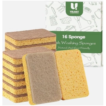 „Eco Scourers“ sūkļi, 16 gab. iepakojumā – plastma