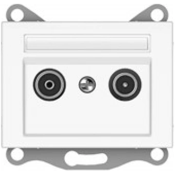 Rozete TV + Radio, balta IP20 XP500 Vilma 47791016