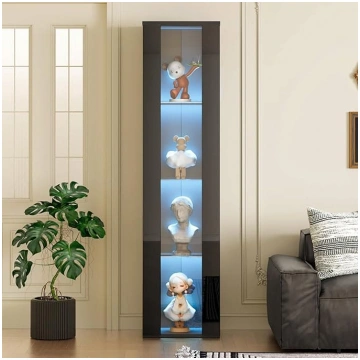 40 x 29 x 170 cm, Multifunctional Display Case, Gl