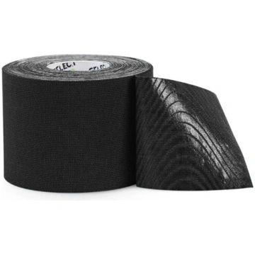 Kinezioloģiskais teips Select K-Tape, melns, 5 cm 