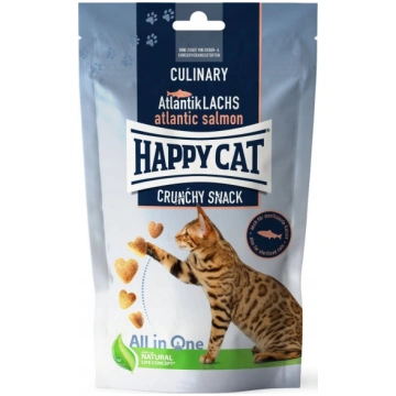 Happy Cat Crunchy Snack Atlantic salmon dla kotow 