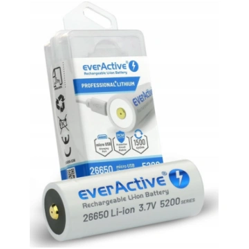 EverActive Akumulator 26650 3,7V Li-ion 5200 mAh m