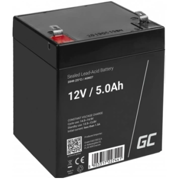 Akumulator AGM 12V 5Ah AGM27 GREEN CELL