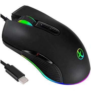 IULONEE Gaming Mouse USB Type C RGB Wired Computer