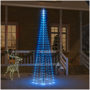 Ziemassvētku egle karoga mastam, 310 zilas led, 30