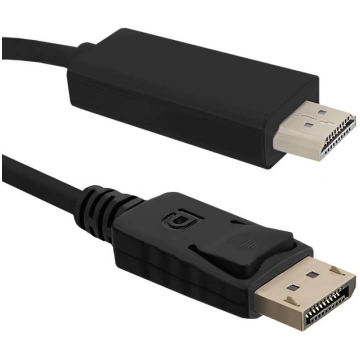 Qoltec Cable DisplayPort v1.2 / HDMI 4Kx2K 1m ( 50