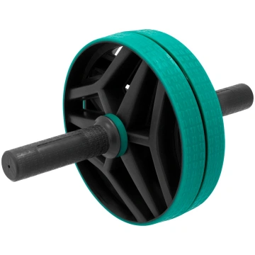 Preses rullītis Spokey Twin, 18 cm, melna krās