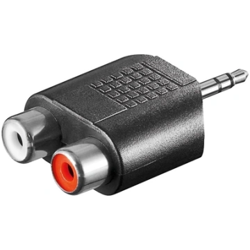 Goobay | RCA adapter. AUX jack 3.5 mm male to 2 st