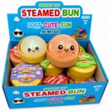 Mystery Steamed Bun Squishy Dumpling with Bubbles 