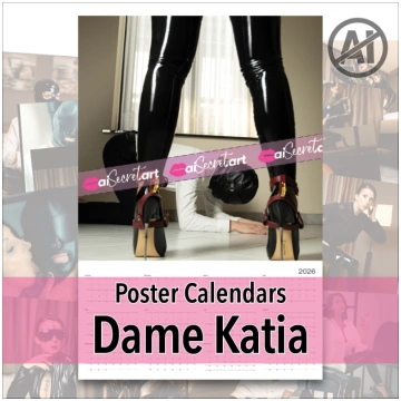 2026 Poster calendar - Dame Katia - Fetish aisecre