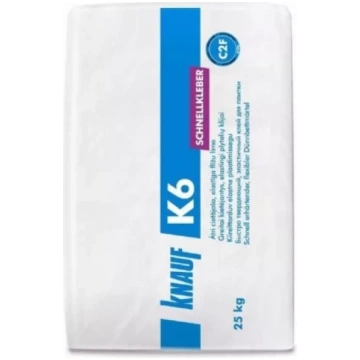 Knauf K6 ātri cietējoša, elastīga flīžu līme 25kg
