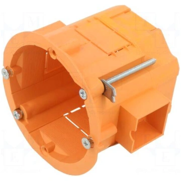 Enclosure: junction box | Ø: 60mm | Z: 60mm | plas