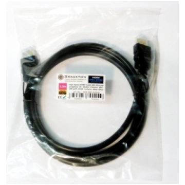Kabelis Brackton HDMI- HDMI 1.5m Full-HD 1080p v1.