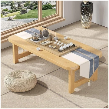 Folding Tatami Table, Folding Japanese Low Table, 