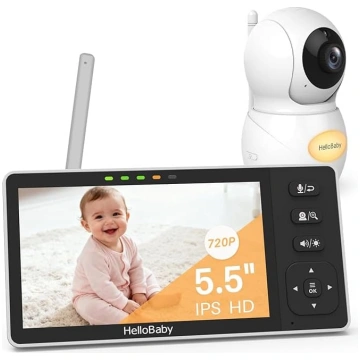 „HelloBaby“ bērnu novērošanas sistēma ar kameru, 5