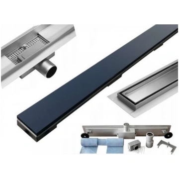 Mexen Flat MGB lineārais noteces kanāls 90 cm, mel