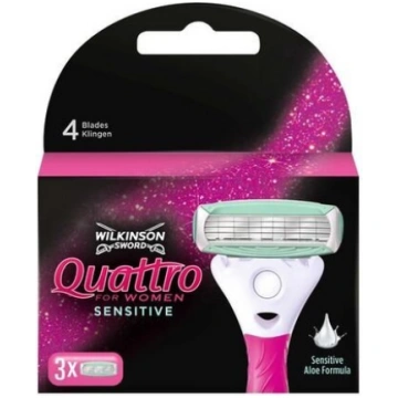 Skuvekļa žiletes Wilkinson Sword Quattro sievietēm