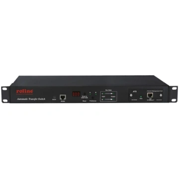 Roline 19" Automatic Transfer Switch, 2x C20 to 6x
