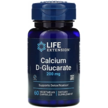 Calcium D-Glucarate 200 mg Life Extension 60 vcaps