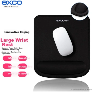 EXCO Large Mouse Pad Wrist Rest Laptop Office Wris