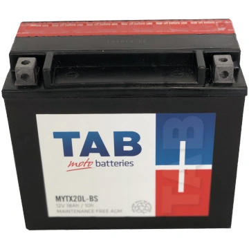 Motocikla akumulators TAB, 12 V, 18 Ah, 240 A