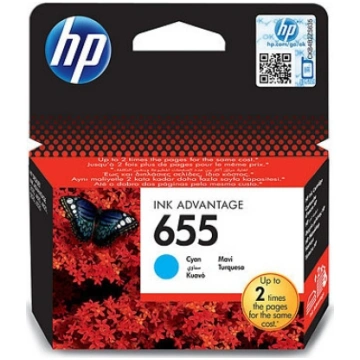 CZ110AE#BHK Toneris Ink HP 655 cyan
