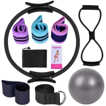 Pilates komplekts, 8 daļu Pilates gredzenu komplek
